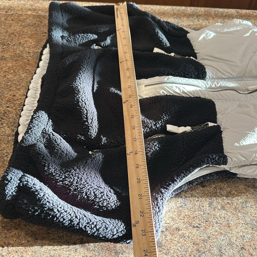 Free People Journey Ahead Vest Size XL Black Combo Half Zip NEW - Picture 12 of 13